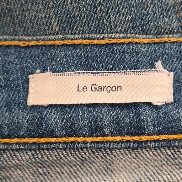 Frame Denim Le Garçon Distressed Jeans Size 24 - Picture 9 of 11